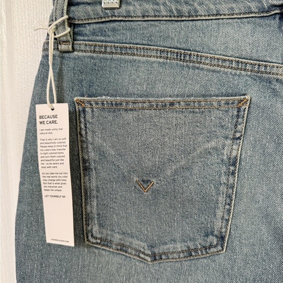 Hudson Los Angeles Women’s NWT Raw Hem Distressed size 32 Straight leg - Picture 2 of 12